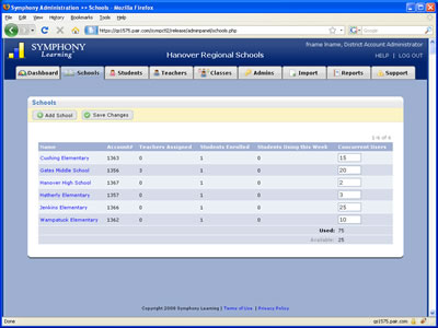{schools tab}